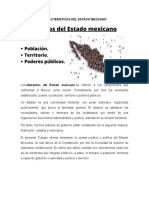 Elementos y Caracteristicas Del Estado Mexicano