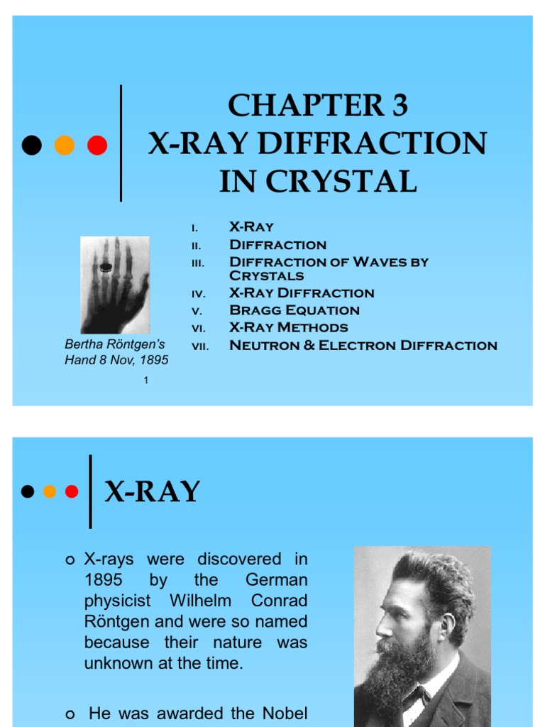 Chapter3 X Ray Diffraction in Crystal | PDF
