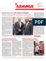 Aprecio y Cariño Por Cuba en Angola