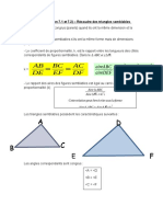 0 - 1 (7.1 Et 7.2) - Les Propriétés Des Triangles Semblables