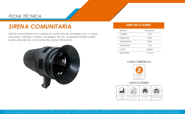 SIRENA AUTOALIMENTATA X ESTERNO