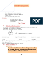 Nombre D'oxydation Cours N°2