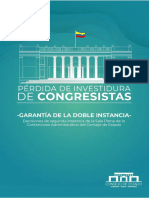 Perdida Investidura Congresistas-Ce