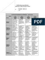 RÃºbrica Evaluaciã N Planificaciones