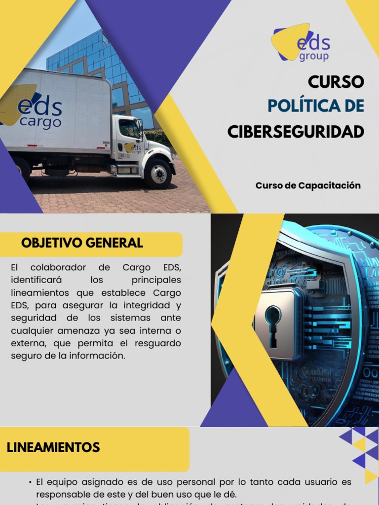 Capacitación en Ciberseguridad Cargo EDS | PDF | La seguridad ...