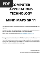 Computer Applications Technology Mind Maps GR 11: Claire - Smuts@hsrandburg - Co.za