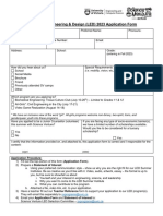 LED Application Form 2023