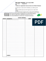 Tarea # 10 1ero BGU Asientos Contables