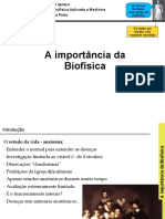 Aula Inaugural - Importância Da Biofísica