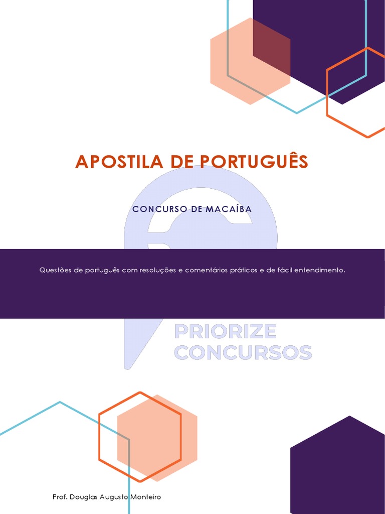 Questões de Português para Concurso | PDF | Substantivo | Pronome