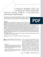 EffectivenessofimmatureMangiferaindicaLinnmangofruitinreducingtheAscarislumbricoidesinfectionamongchildrenanon Inferiorityrandomizedcontrolledtrial