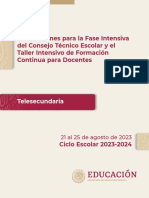 Orientaciones para La Fase Intensiva de CTE-TIFCD Telesecundaria 1