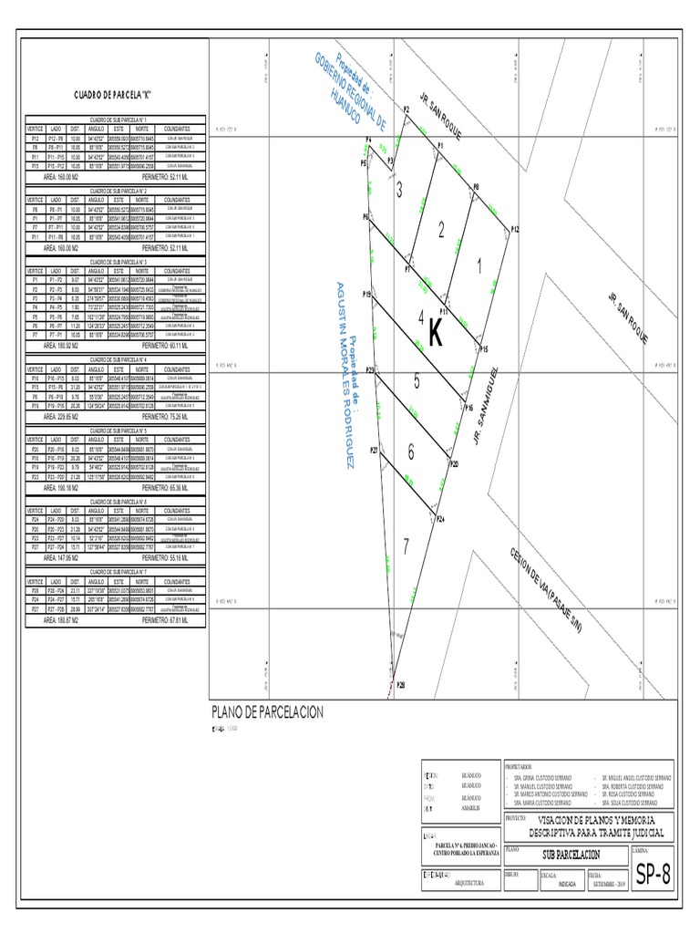 8° Parcela K | PDF