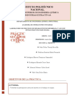 Práctica #2. Secador de Charolas