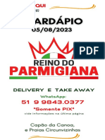 Cardápio Delivery 05.08.2023