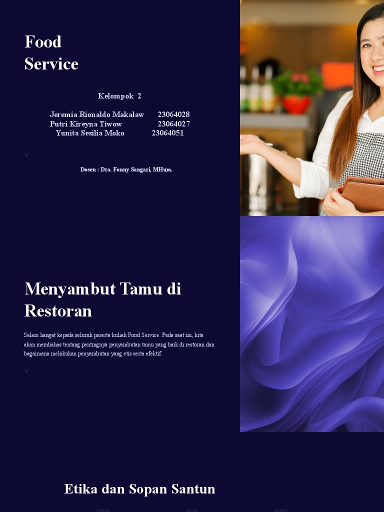 Kelompok 2 - Food Service | PDF