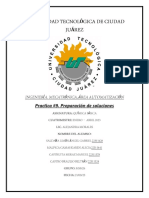 Practica #9. Preparación de Soluciones