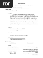 4a's Lesson Plan - Momentum