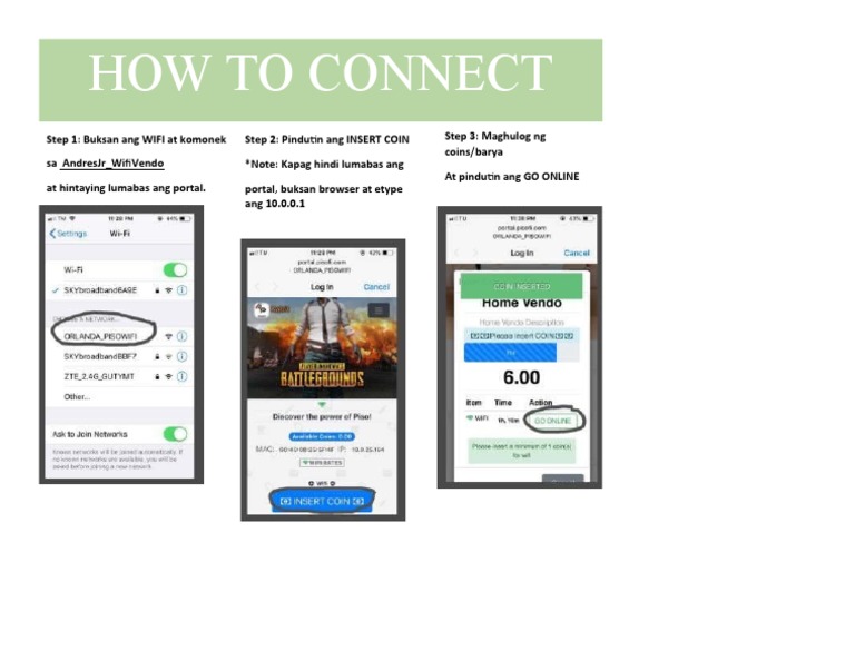 Piso Wifi Connection Guide | PDF