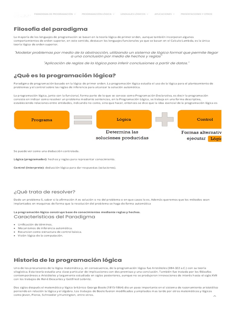 Historia y Fundamentos de Prolog | PDF | Proposición | Lógica matemática