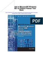 Mcitp Guide To Microsoftr Windows Server 2008 1st Edition Palmer Test Bank