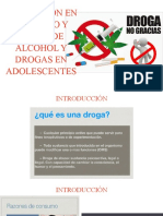 Prevención en Consumo y Abuso D Alcohol y Drogas