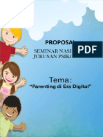 Proposal Seminar Nasional Jurusan Psikologi Parenting Di Era Digital Universitas Negeri Semarang