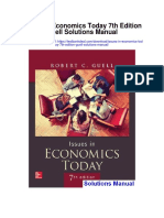 Issues in Economics Today 7th Edition Guell Solutions Manual