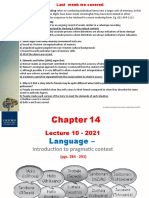 Psy 112 Lecture 10 Language - 2021
