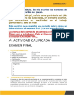 Ejemplo de Desarrollo Del Examen Final - 2022-2 - Carlos Merino