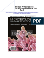 Microbiology Principles and Explorations 10th Edition Black Test Bank