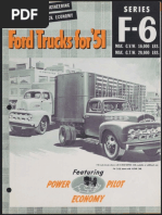 1951 Ford F 6 Series | PDF