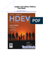 Hdev Canadian 2nd Edition Rathus Test Bank