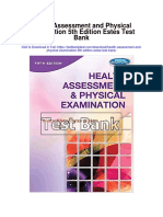 Health Assessment and Physical Examination 5th Edition Estes Test Bank