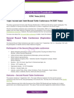 Second and Third Round Table Conferences NCERT Notes