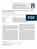 Assessment of Self-Healing Asphalt Pavement Fatigue Life Using Analytical JC