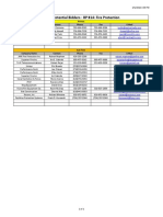 Bid Package 14 Potential Bidders