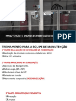 Manutenção Preventiva Subestção Ensaios