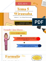 BINDO TEMA 5 FORMULIR KELAS 6 - Dyah Sasmitasari Darma Pratiwi, S.PD