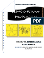 Cuestionario Espacio, Forma, Proporción