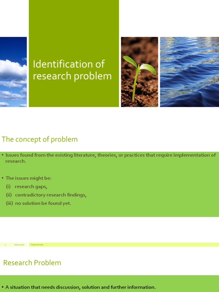 Unit 3 Research Methodology (Research Problem) PDF Theory Learning