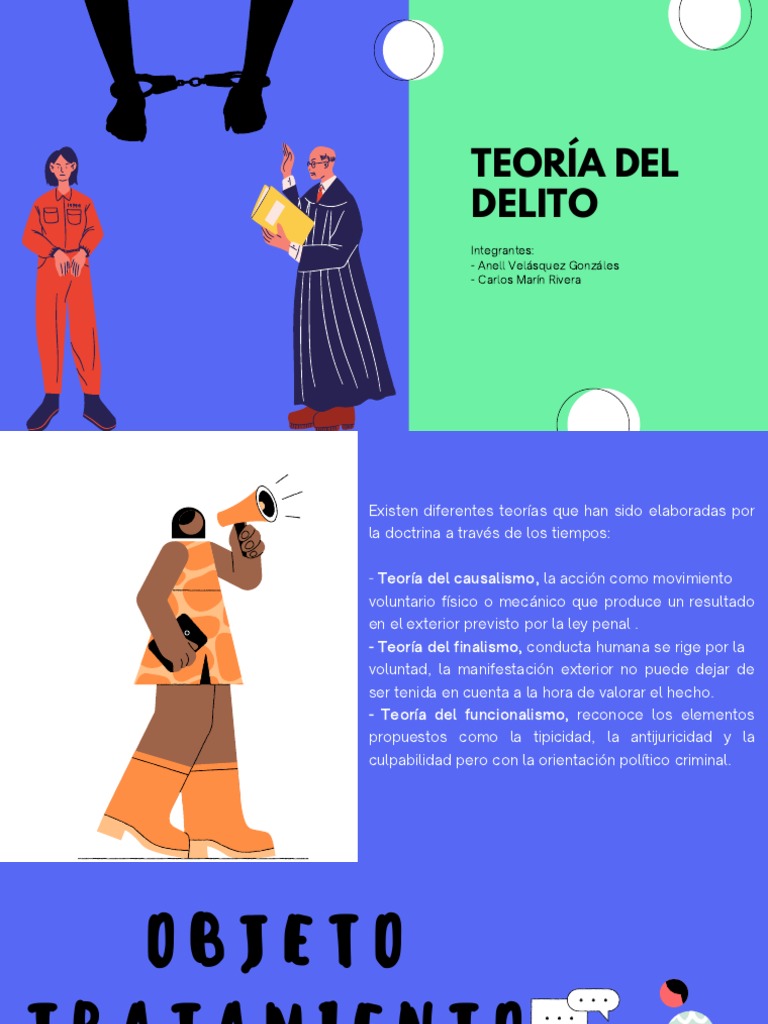 Teoría Del Delito | PDF | Derecho penal