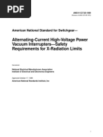 Alternating-Current High-Voltage Power Vacuum Interrupters-Safety Requirements For X-Radiation Limits