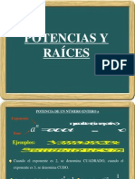 POTENCIAS Y RAICES