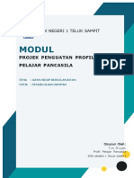 Modul P5 Gaya Hidup Berkelanjutan