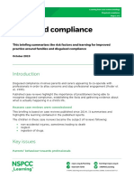 Learning From Case Reviews - Disguised Compliance