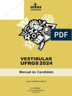 Manual do Candidato - Vestibular UFRGS 2024