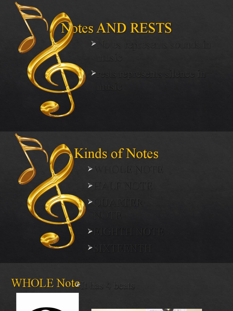 Notes And Rests Pdf
