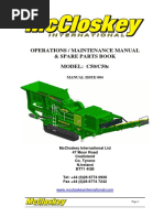 McCloskey R155 Parts Manual | PDF | Belt (Mechanical) | Manufactured Goods