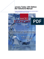 Macro Economy Today 13th Edition Schiller Solutions Manual